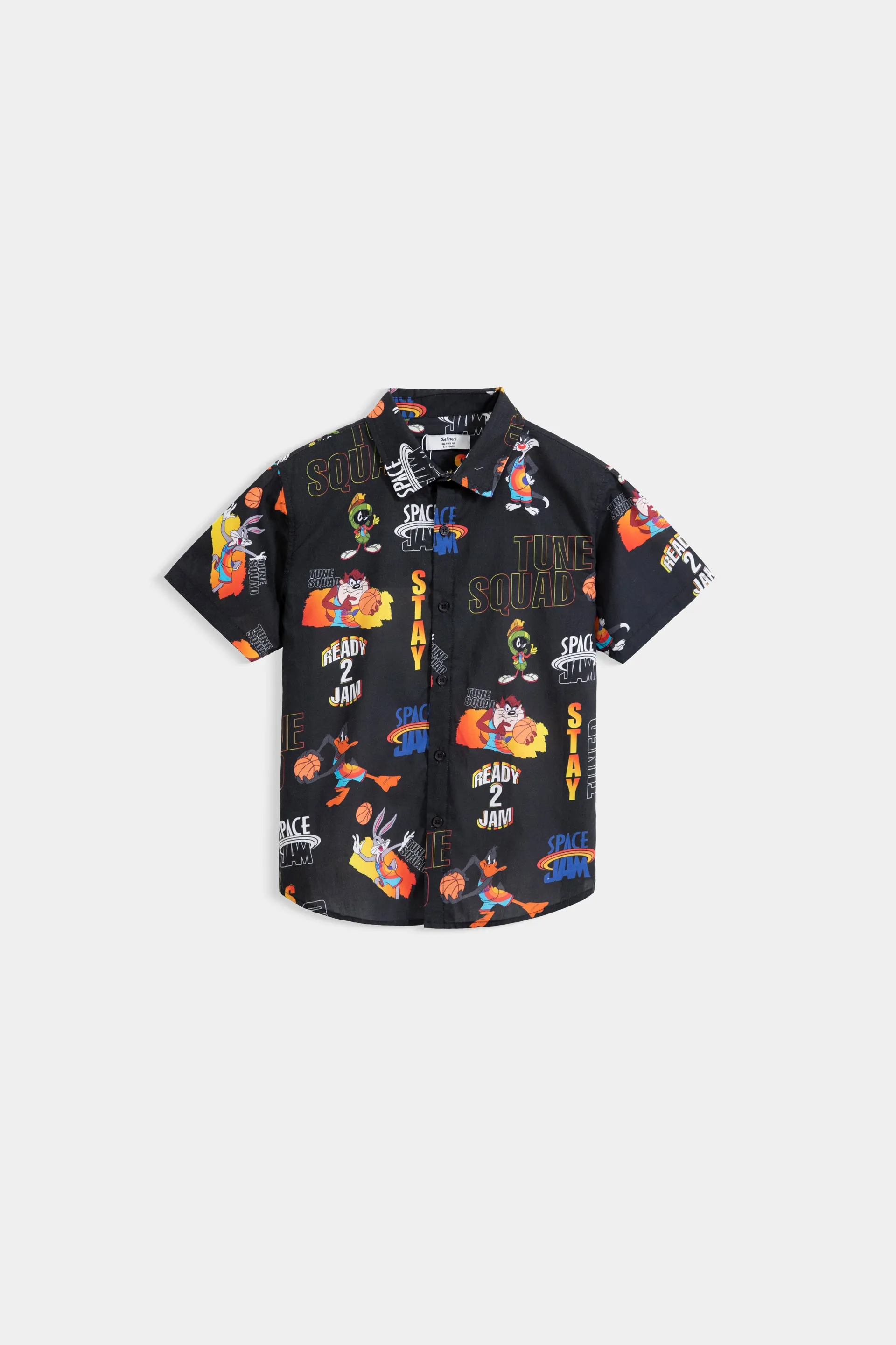All-Over Character Print Shirt