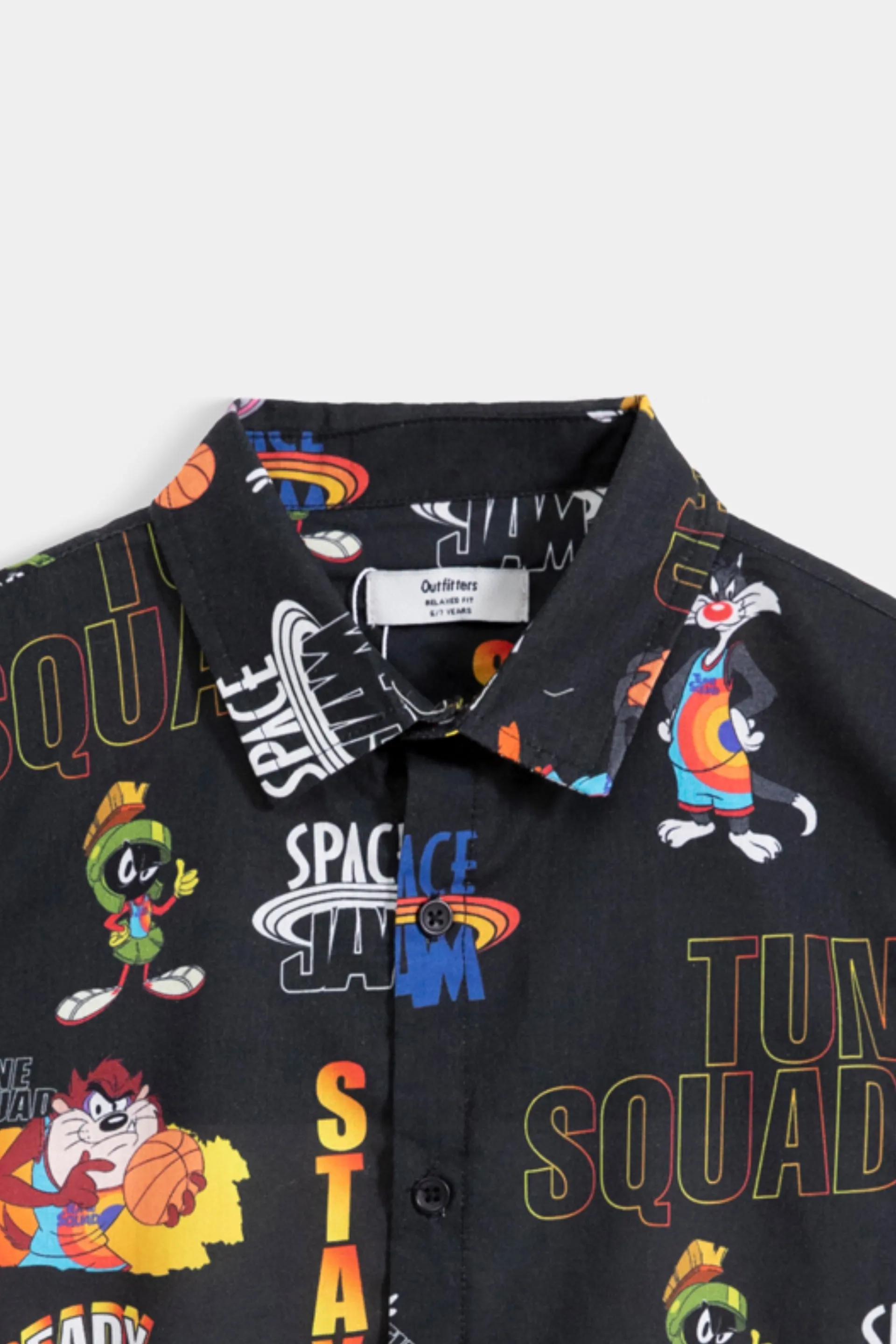 All-Over Character Print Shirt