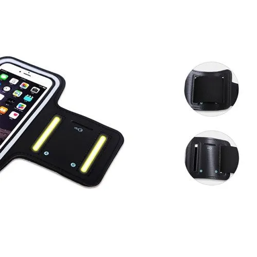 Armband Professional Cover Neoprene Waterproof Wraparound Sport with Buckle for SHARP AQUOS V (2019) - Black