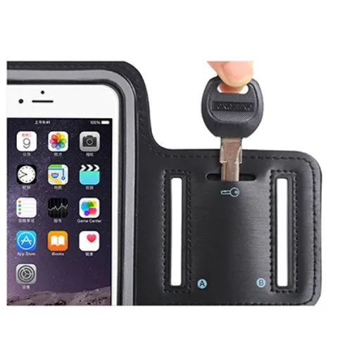 Armband Professional Cover Neoprene Waterproof Wraparound Sport with Buckle for SHARP AQUOS V (2019) - Black