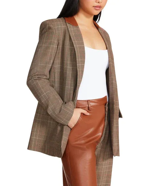 AUDREY BLAZER - CHICORY COFFEE