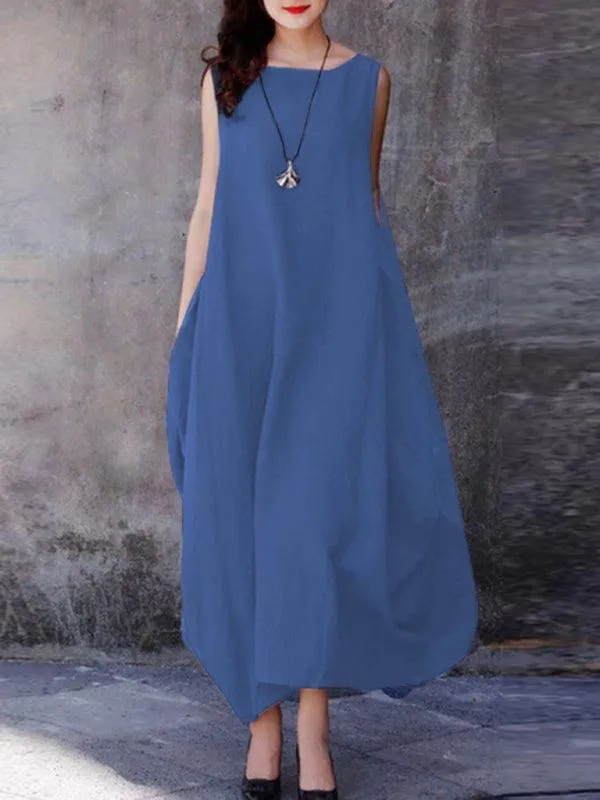 Chic & Practical Swing Dress with Stylish Pockets