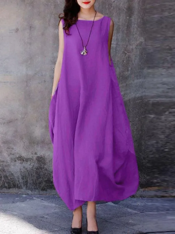 Chic & Practical Swing Dress with Stylish Pockets