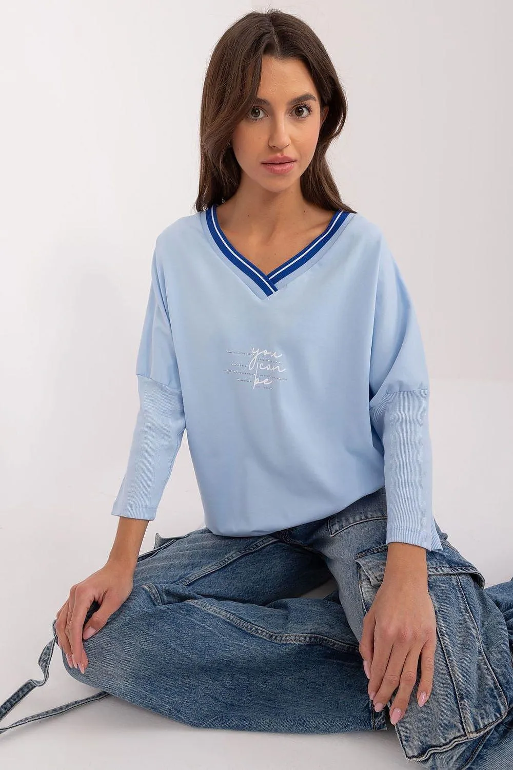 Chic Comfort Printed Cotton Top