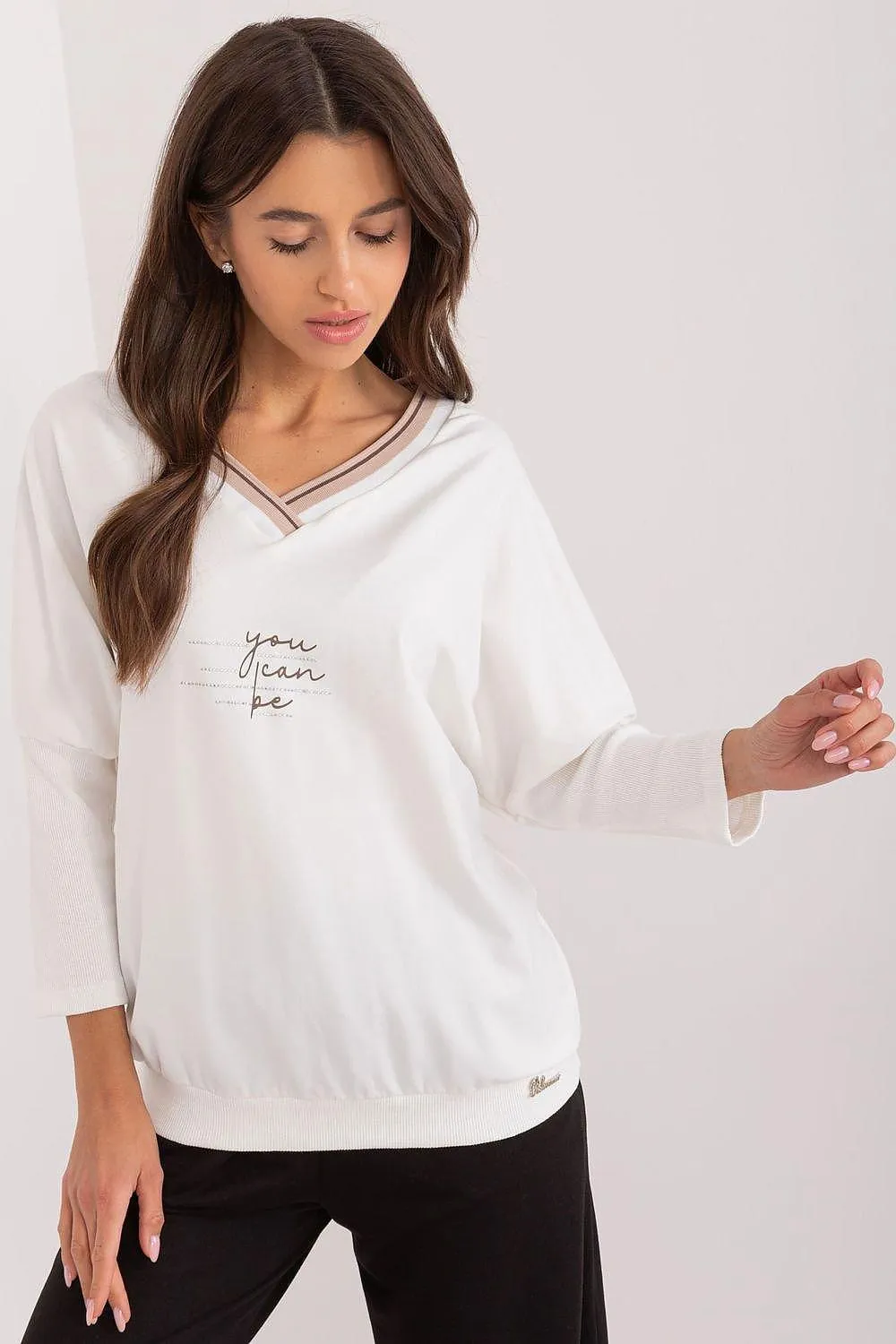 Chic Comfort Printed Cotton Top