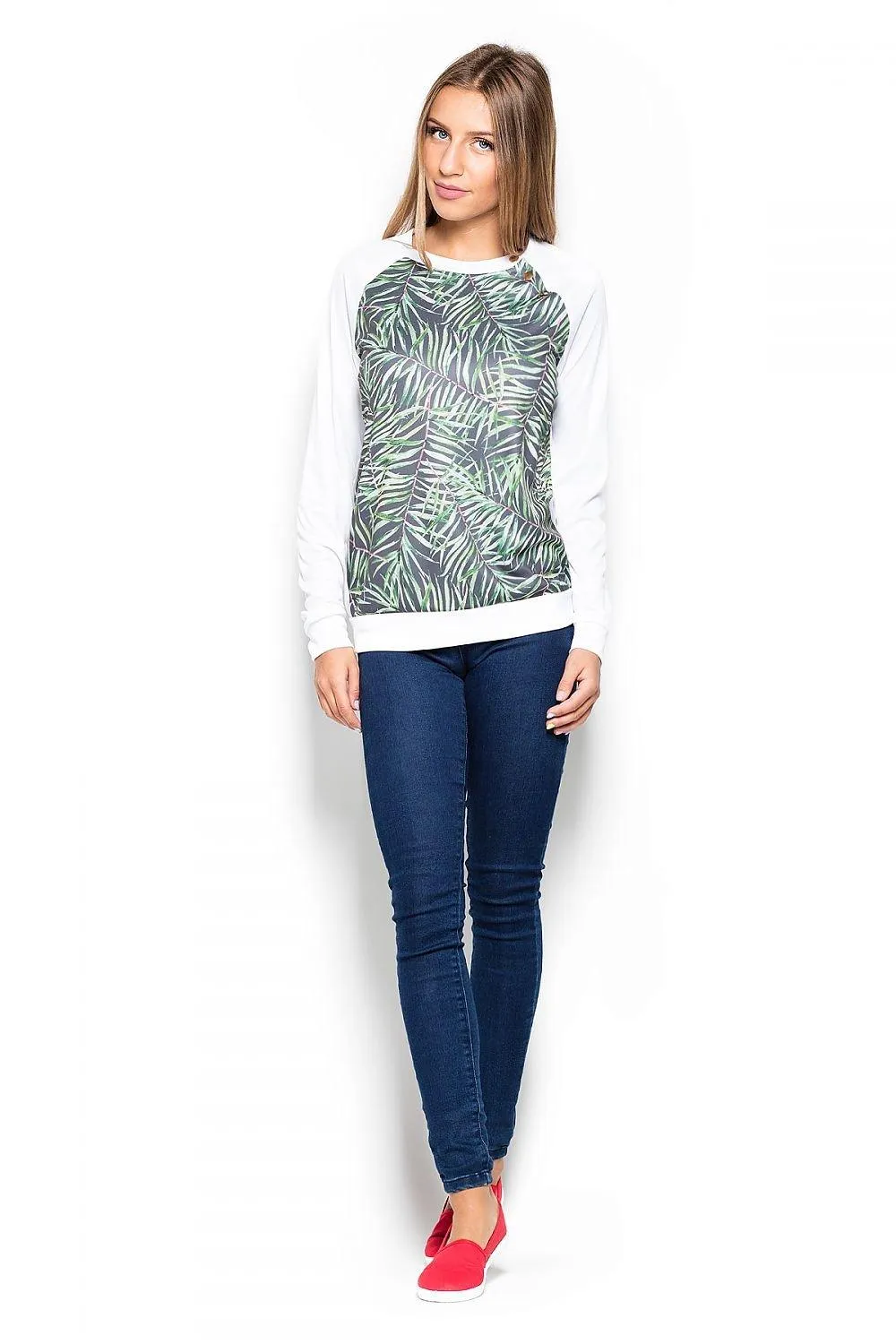 Chic Lightweight Pullover with Bold Graphic Design for Women by Katrus