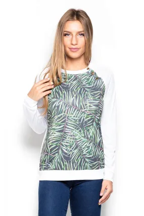 Chic Lightweight Pullover with Bold Graphic Design for Women by Katrus