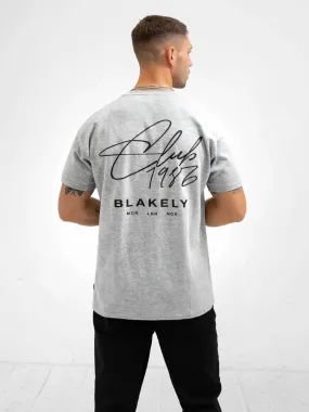 Club Relaxed T-Shirt - Marl Grey