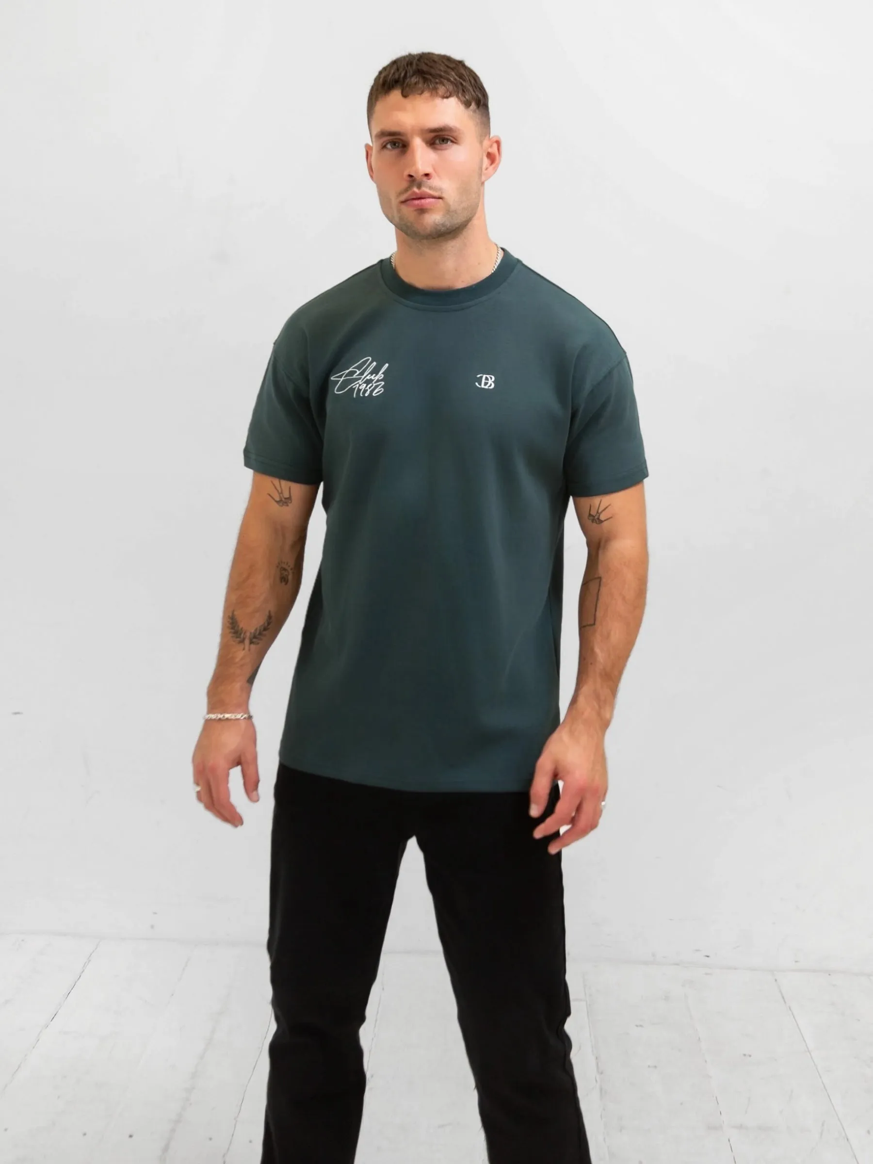 Club Relaxed T-Shirt - Teal Green