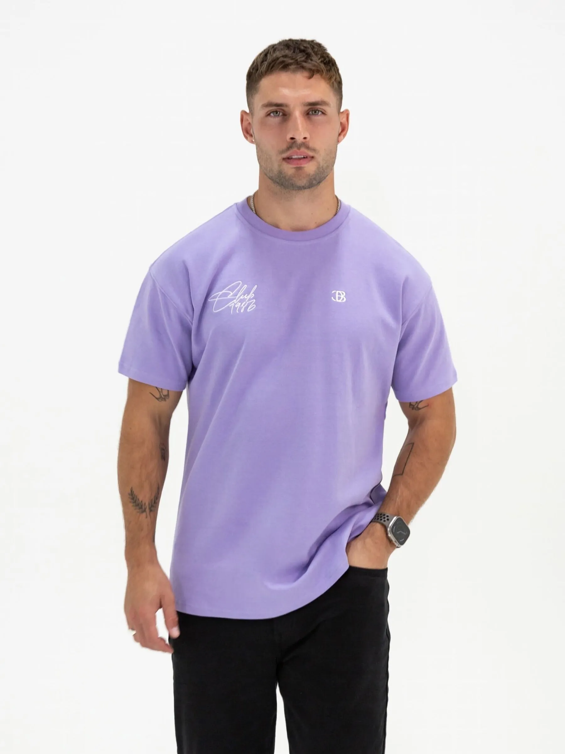 Club Relaxed T-Shirt - Violet