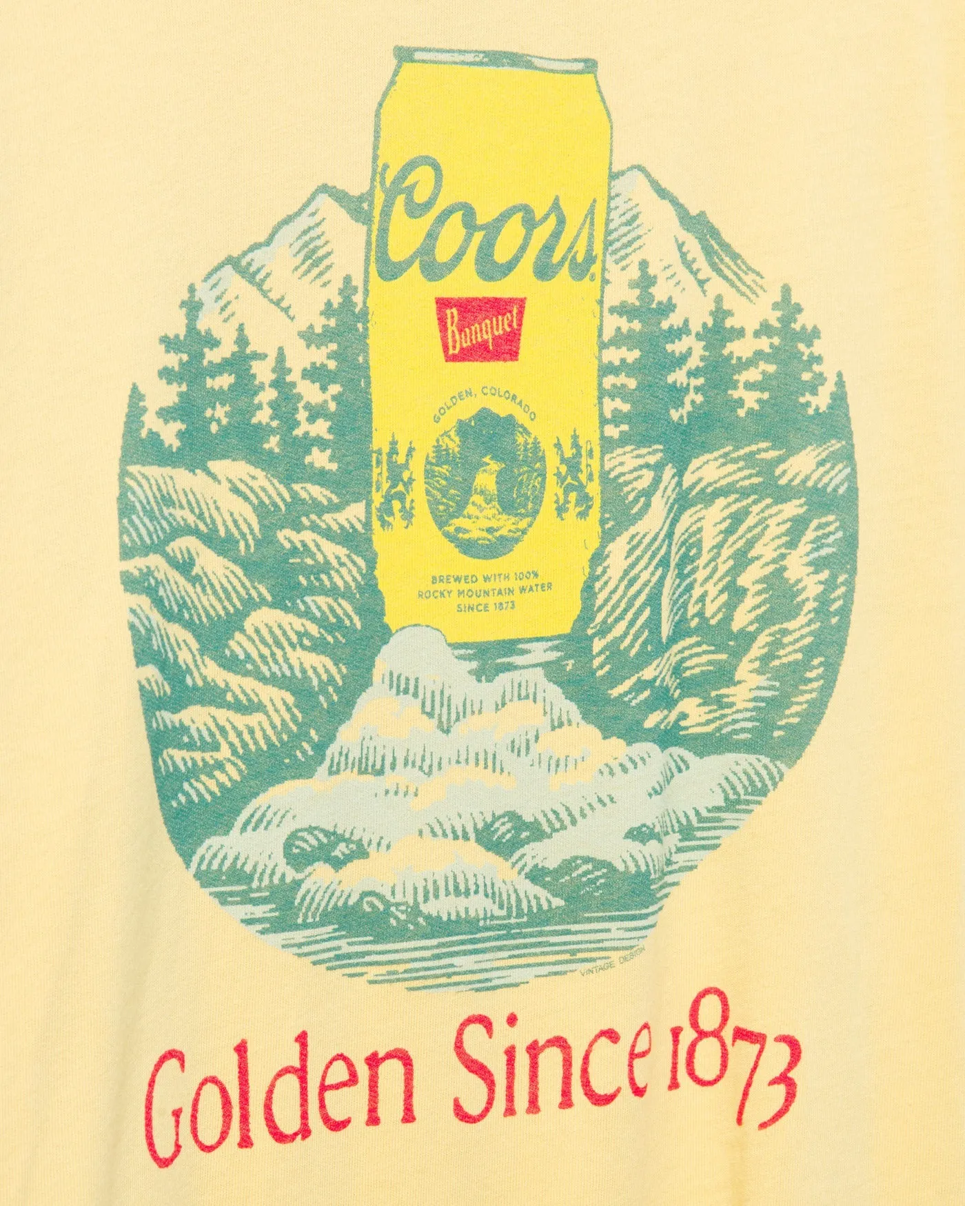 Coors Golden Since 1873 Vintage Tee