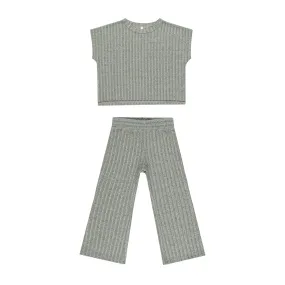 Cozy Rib Knit Set | Eucalyptus