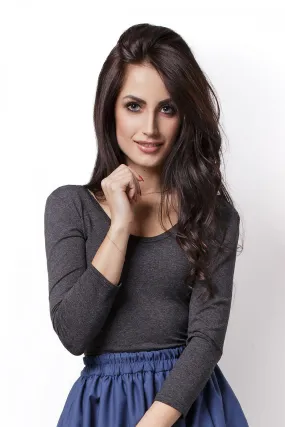 Elegant Backless Boat Neck Blouse - Modern Chic Top for Every Occasion