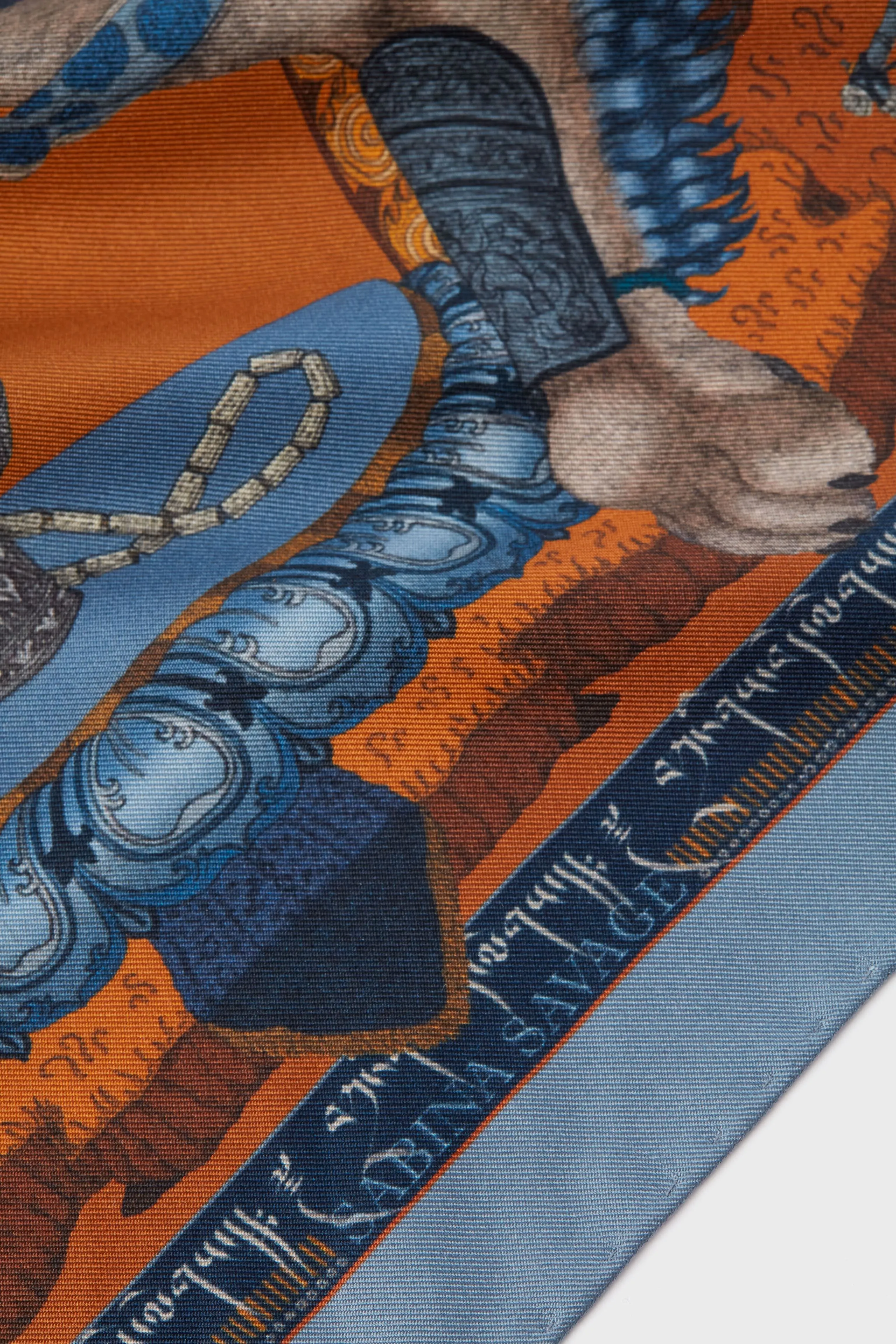 Fire Ice The Snow Lion Small Silk Scarf