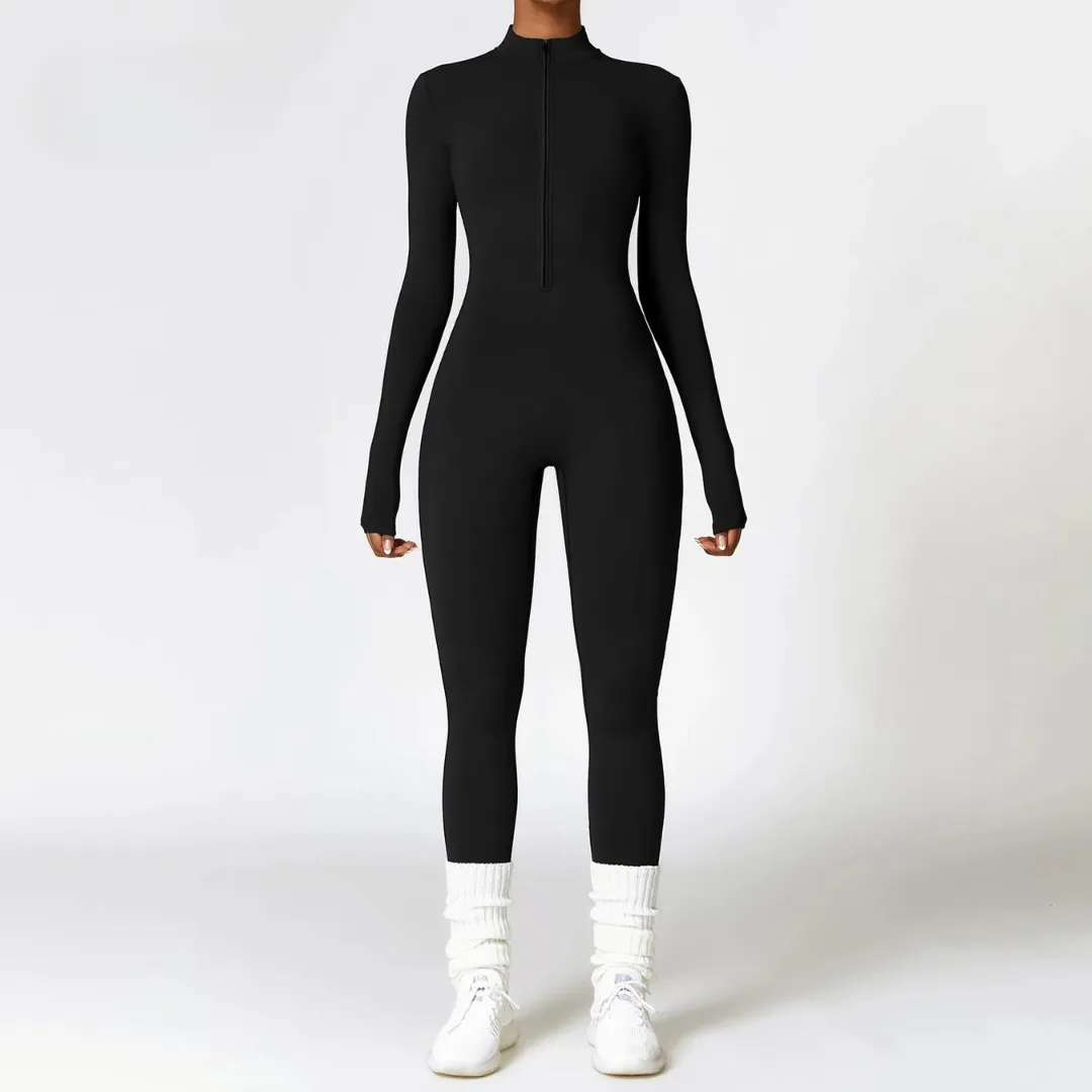 FlowFit | Stylish & Flattering Comfort Fitness Jumpsuit