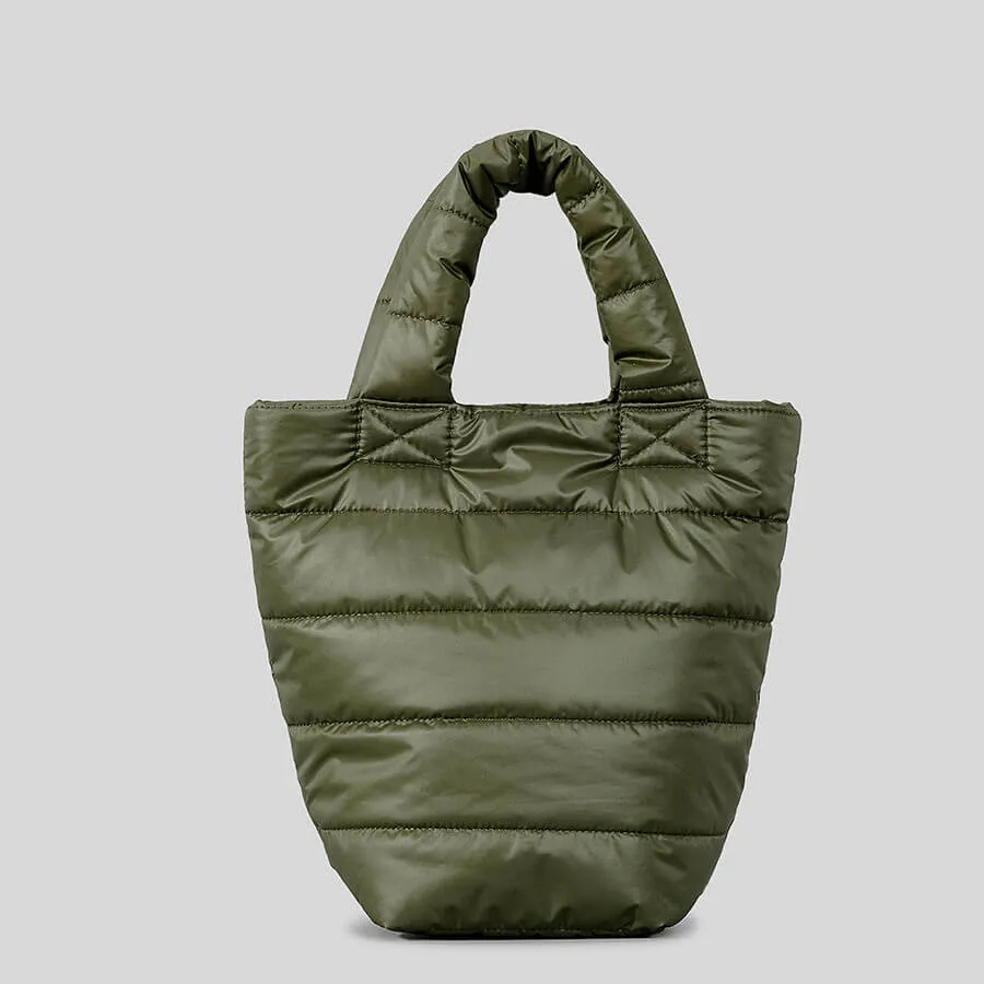 Fluffy Custom Quilted Puffer Bucket Bag-Showtown