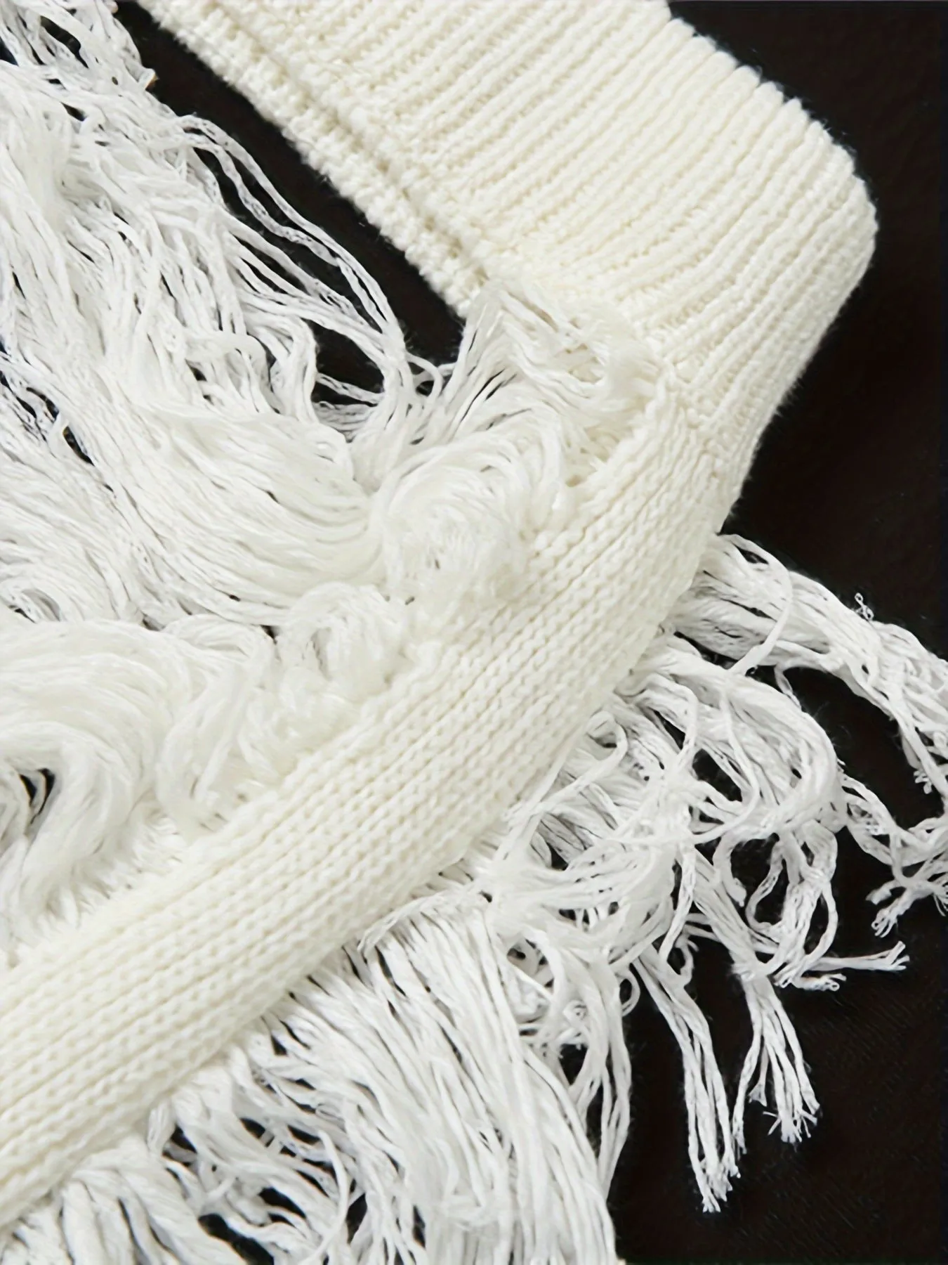 Fringe Trim - Stylish Women's Casual Pants
