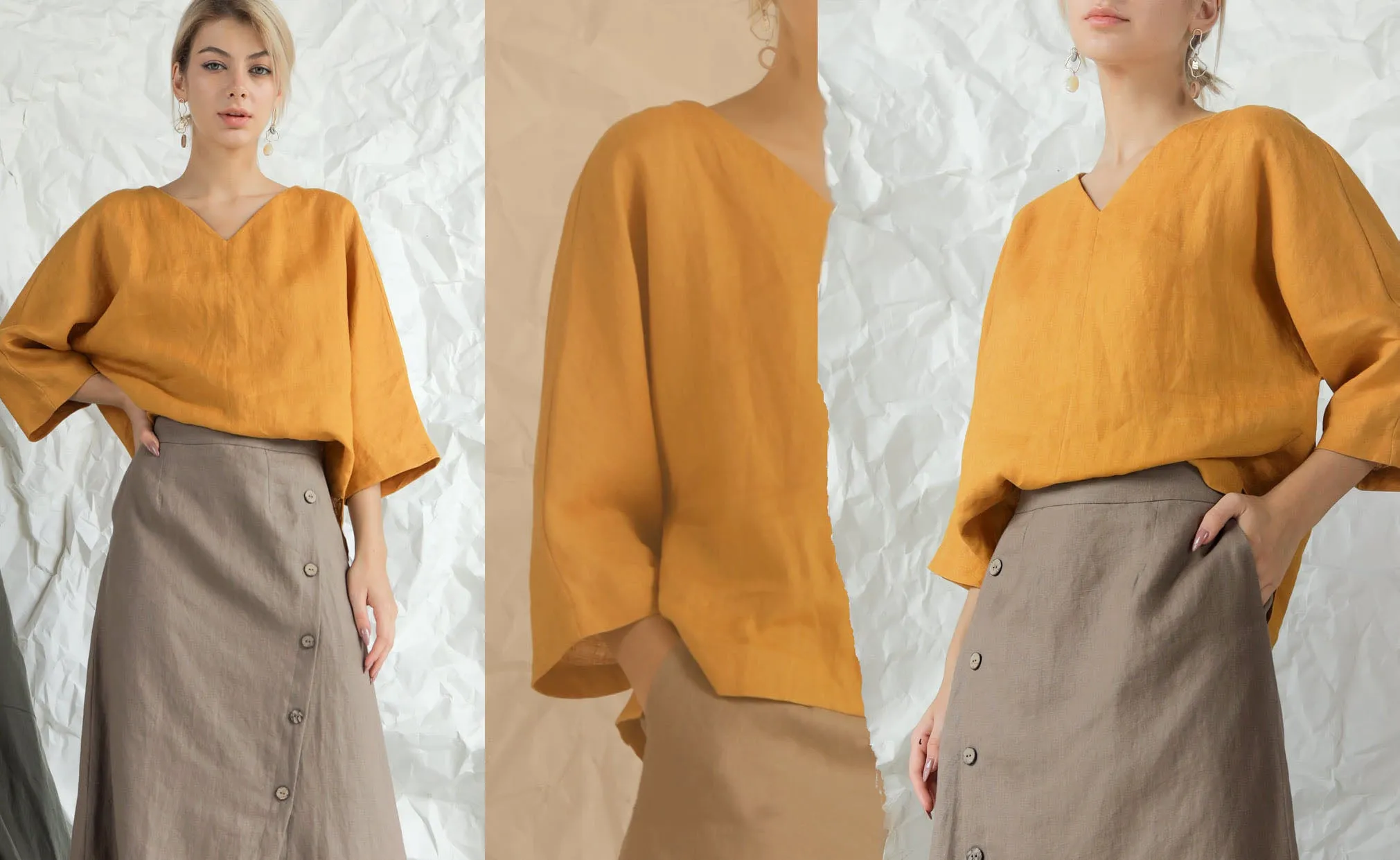 Heidi Linen Top