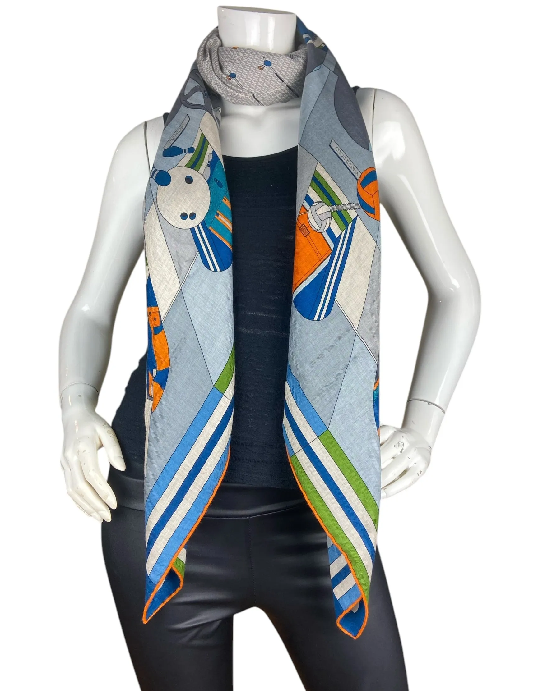 Hermes Chic, Le Sport! Cashmere Shawl