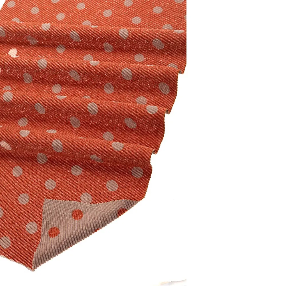 Ladies Reversible Small Spotty Patterned Scarf By Alex Max