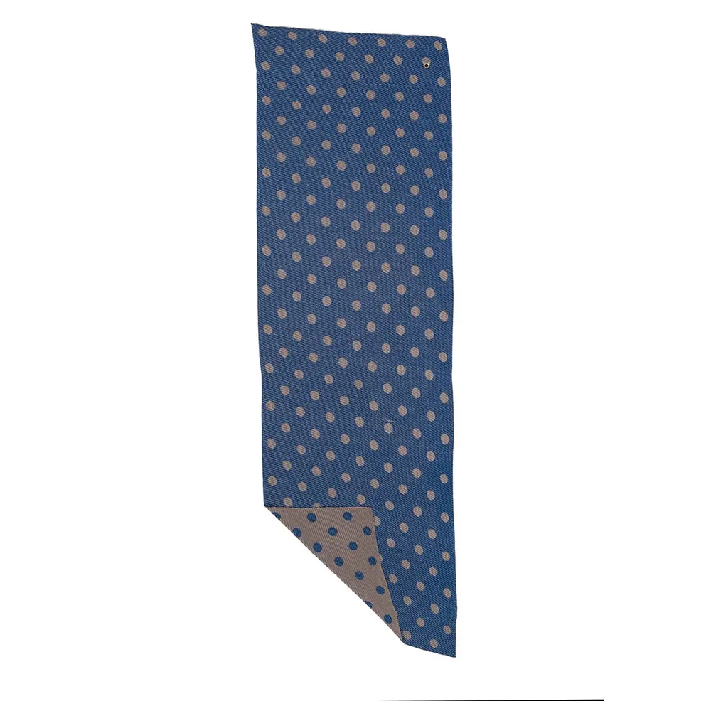 Ladies Reversible Small Spotty Patterned Scarf By Alex Max