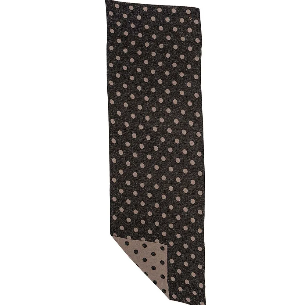 Ladies Reversible Small Spotty Patterned Scarf By Alex Max