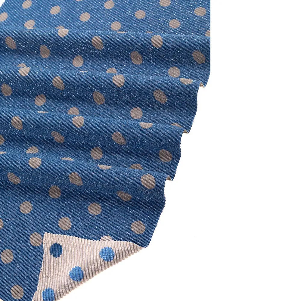 Ladies Reversible Small Spotty Patterned Scarf By Alex Max