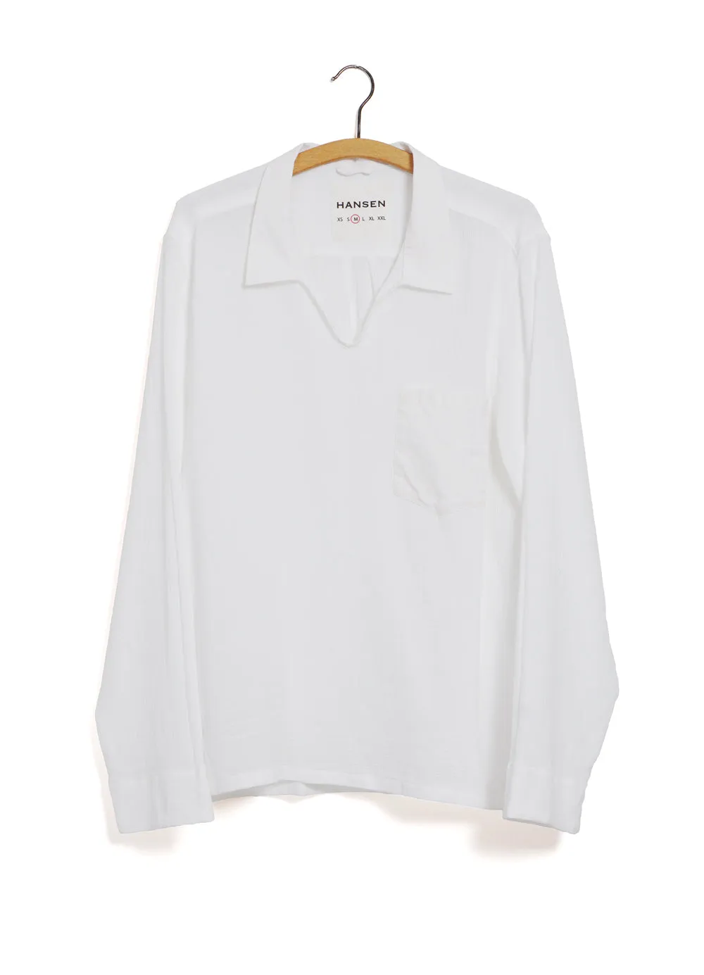 MARIUS | Casual Gauze Pull-on Shirt | White