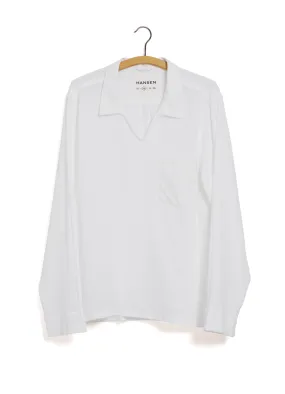 MARIUS | Casual Gauze Pull-on Shirt | White