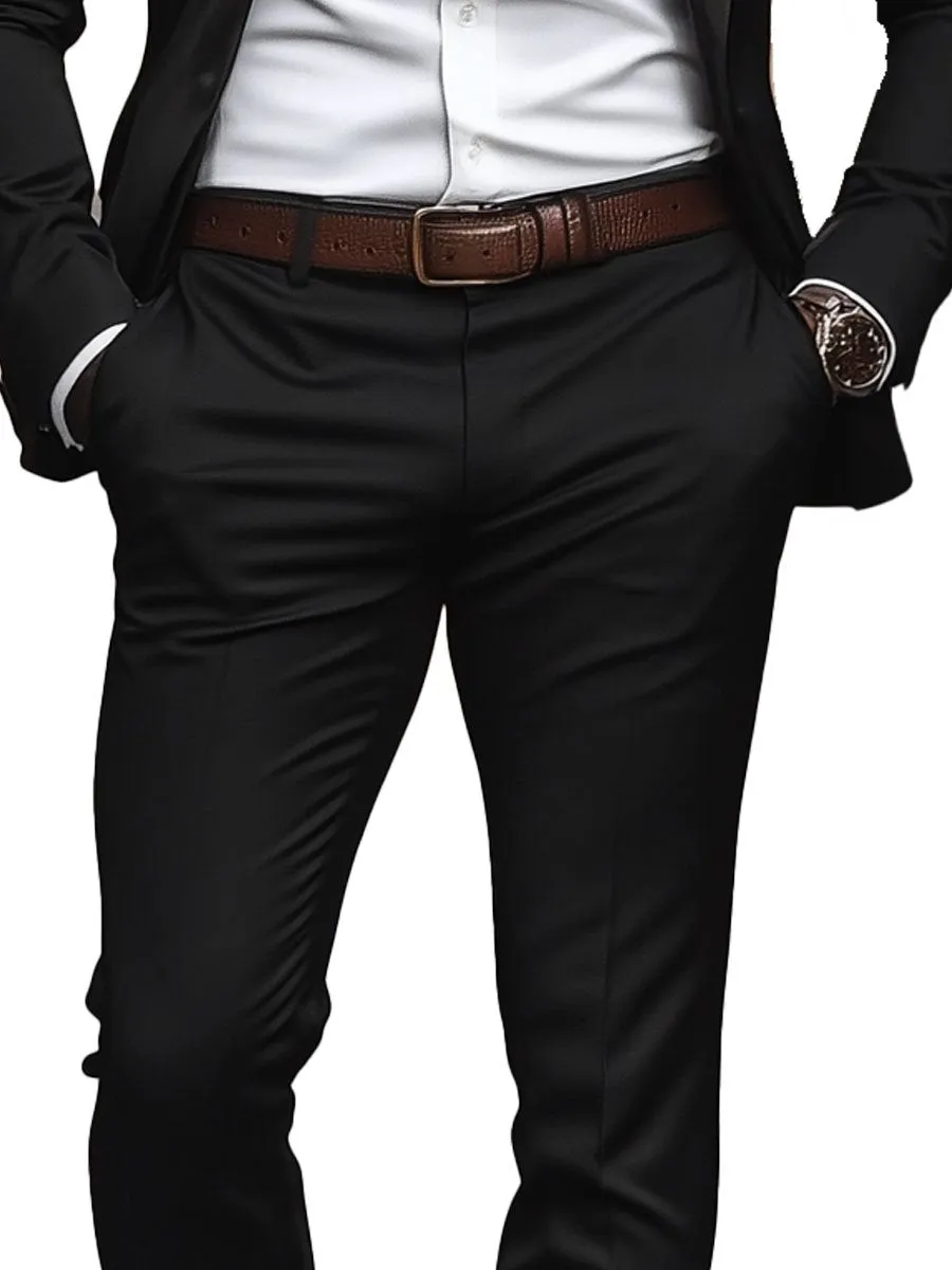 Men's Stylish All-Match Black Pants