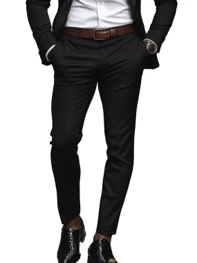 Men's Stylish All-Match Black Pants