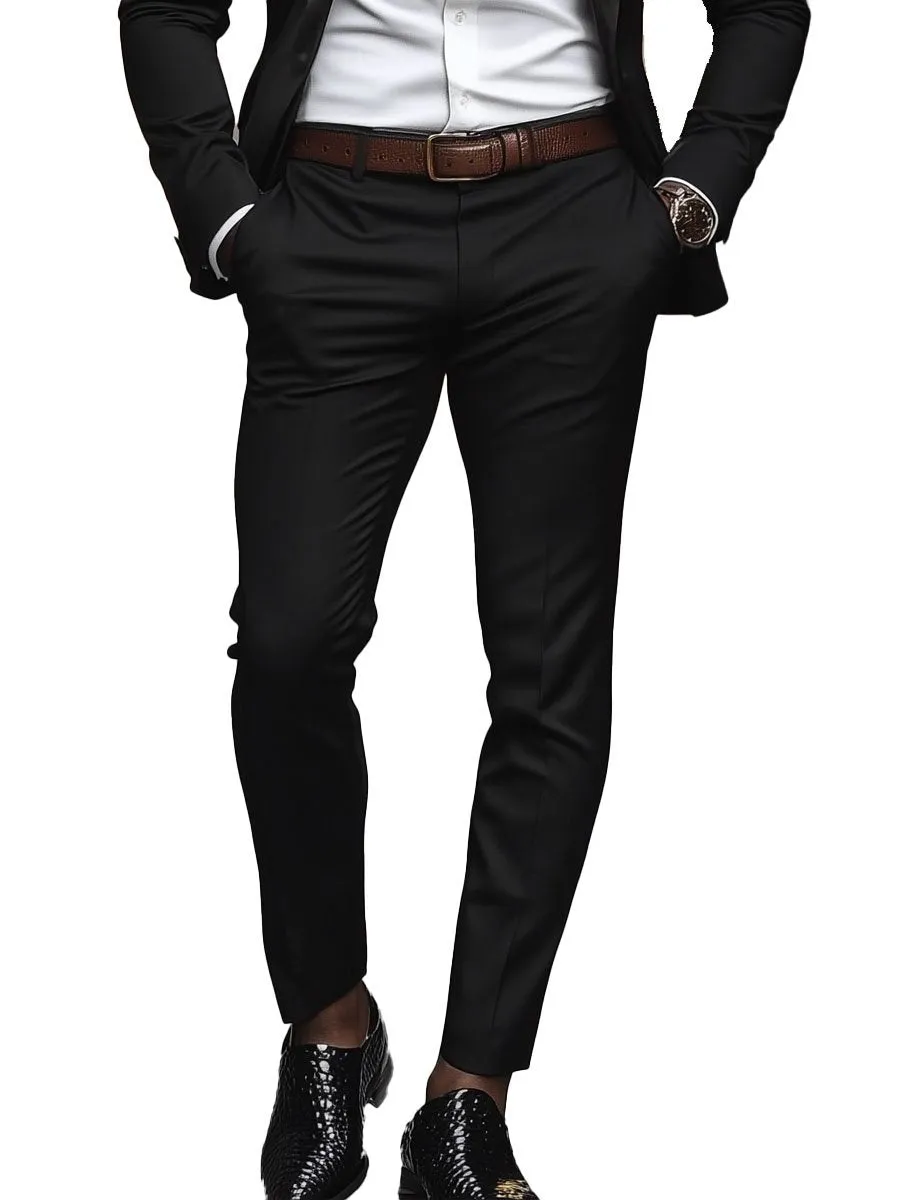 Men's Stylish All-Match Black Pants