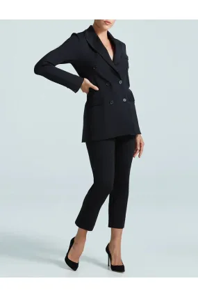 Neoprene CEO Double-Breasted Blazer