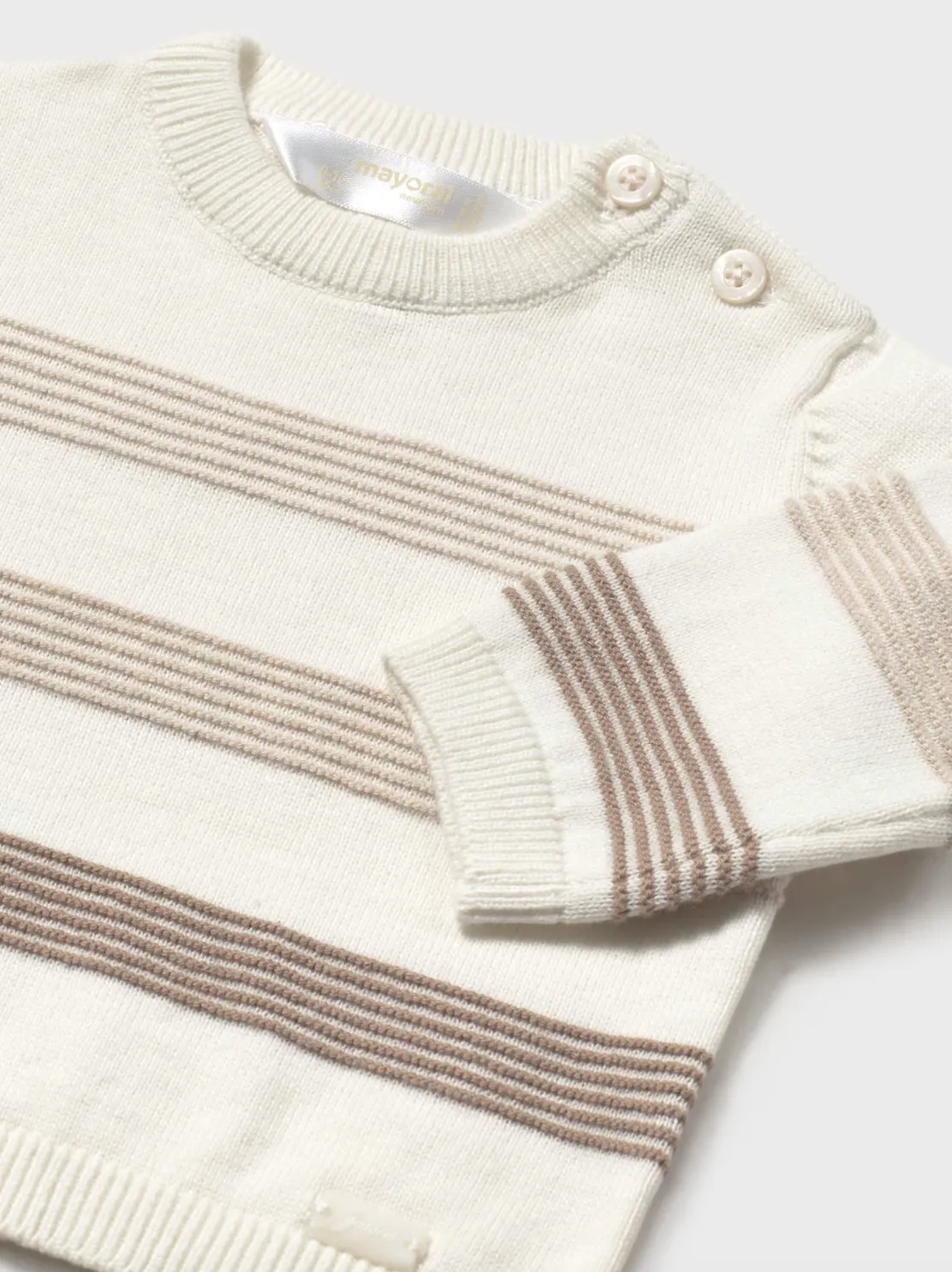 Newborn Knit Sweater - Frappe