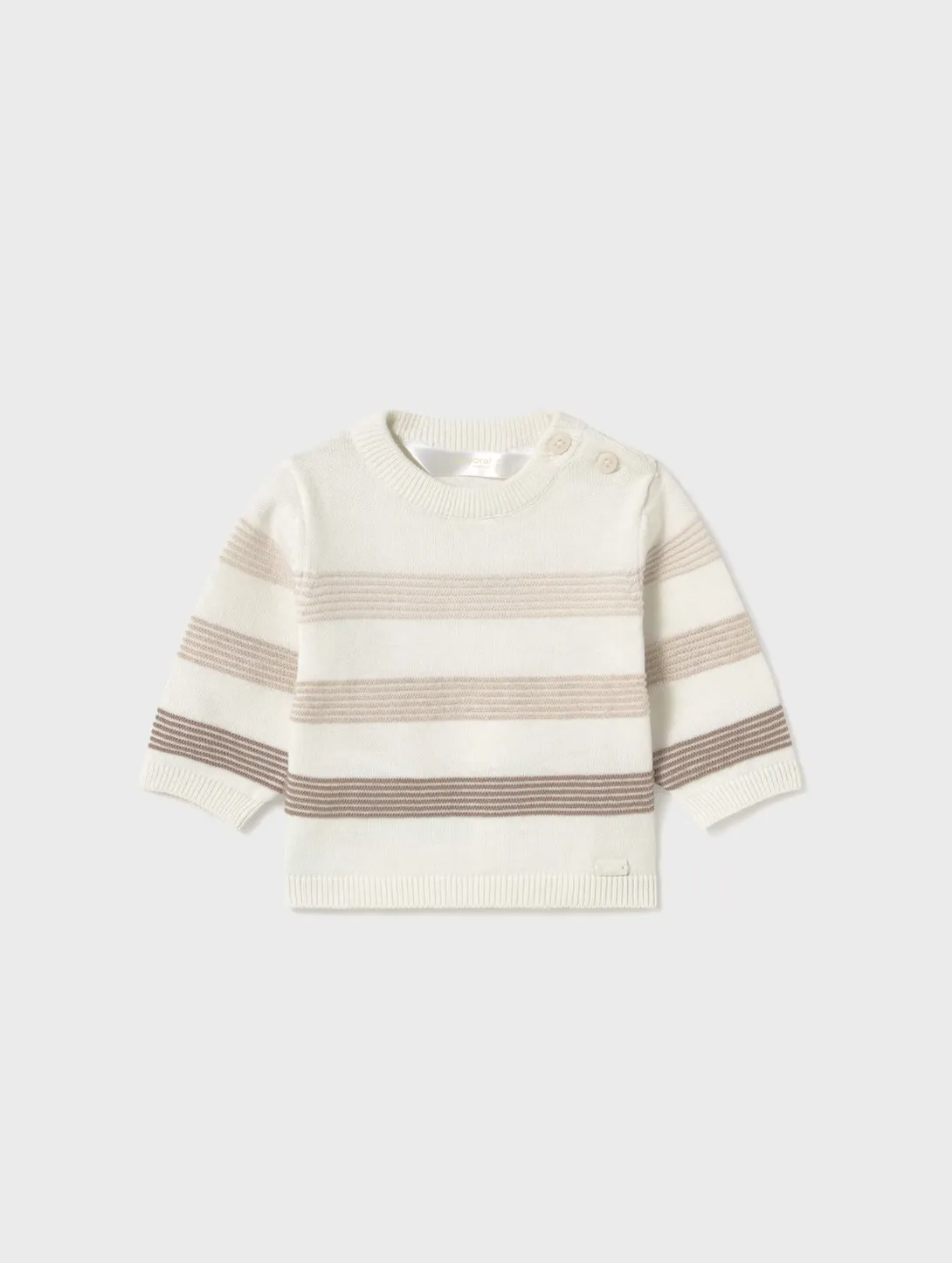 Newborn Knit Sweater - Frappe