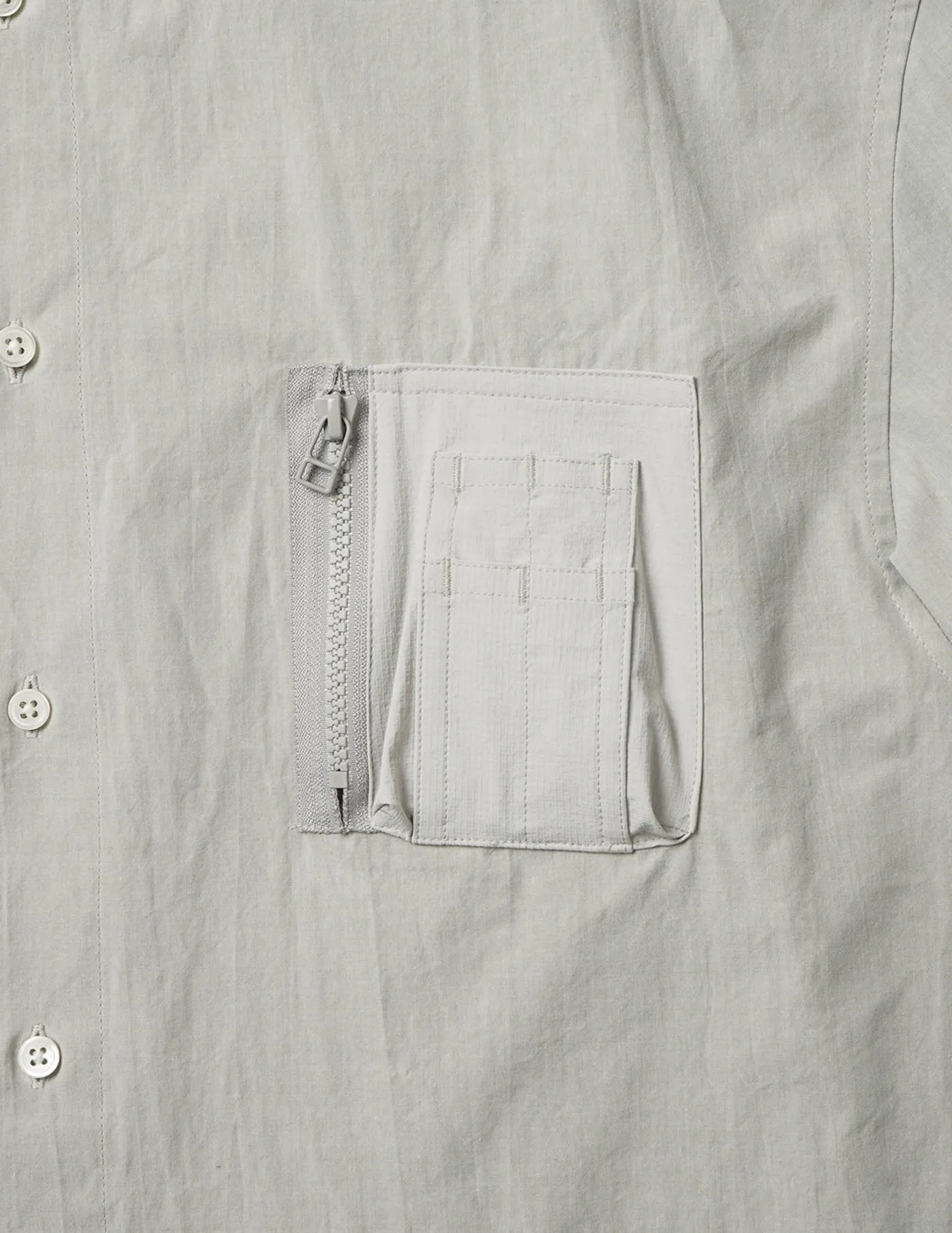 NMSH-005 OUT POCKET LOOSE FIT SHIRT
