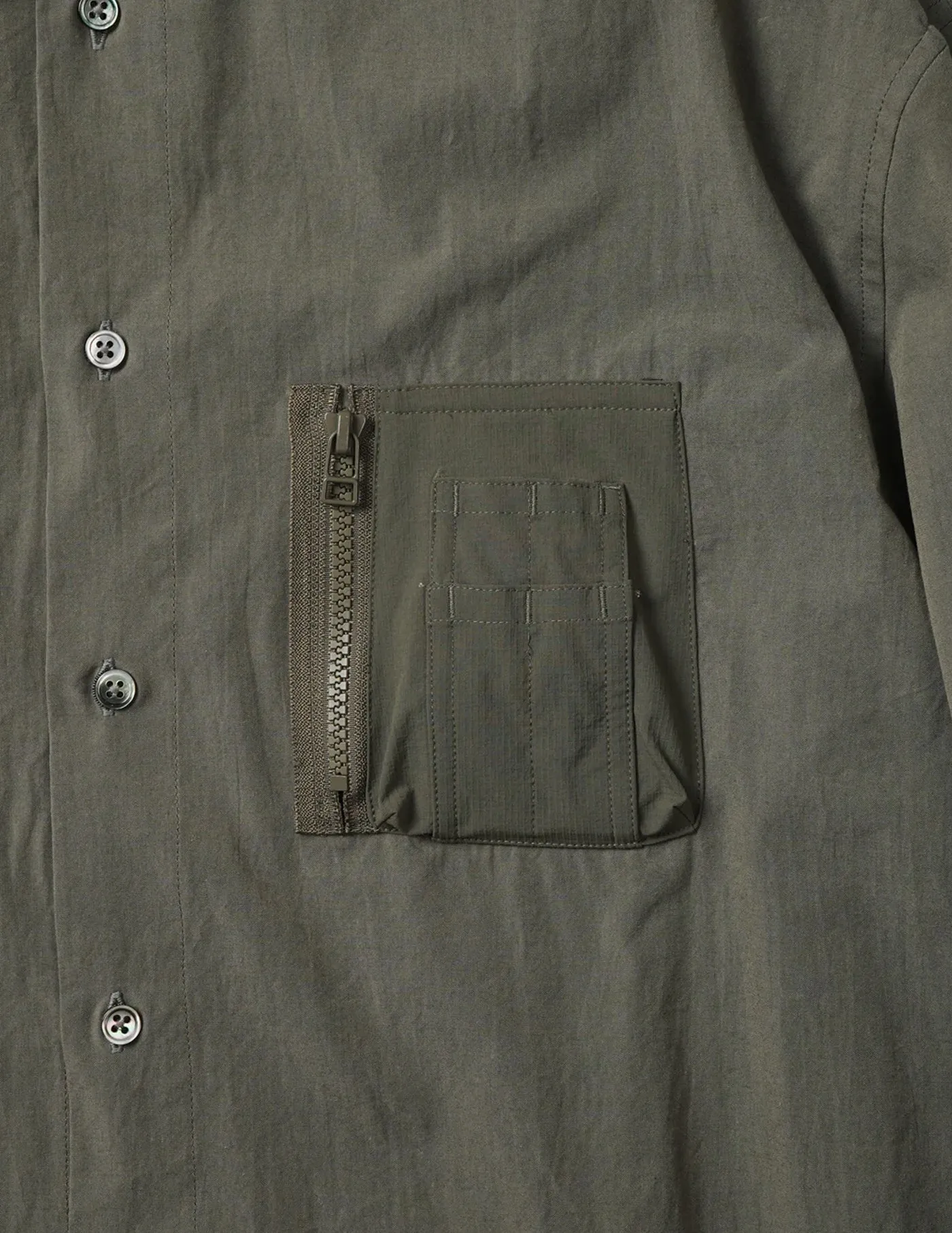 NMSH-005 OUT POCKET LOOSE FIT SHIRT