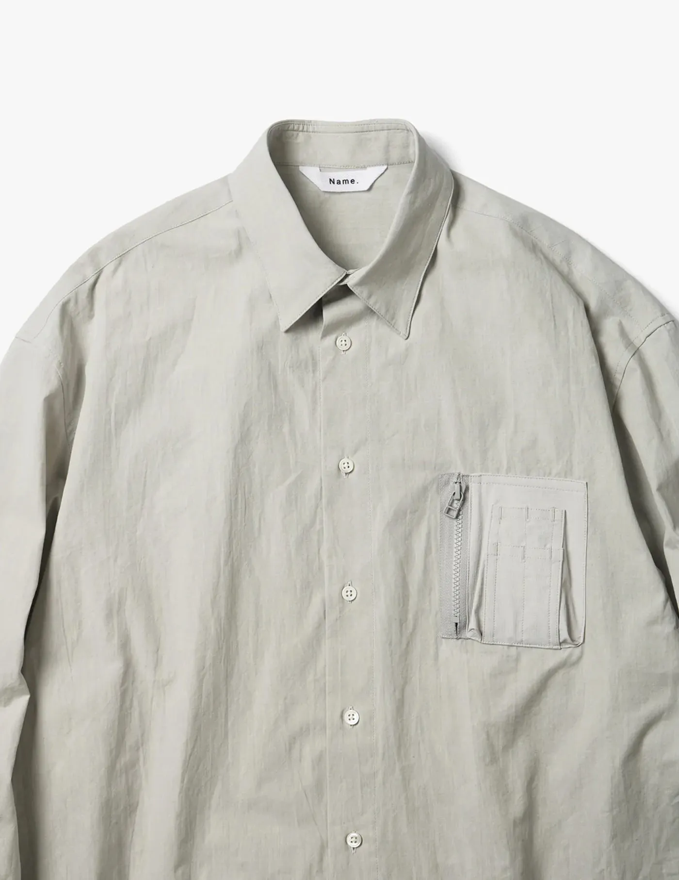 NMSH-005 OUT POCKET LOOSE FIT SHIRT