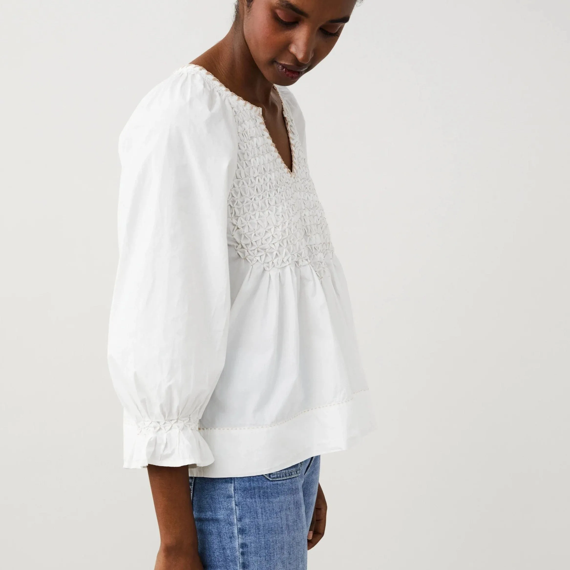 Odd Molly Kaia Blouse Light Chalk