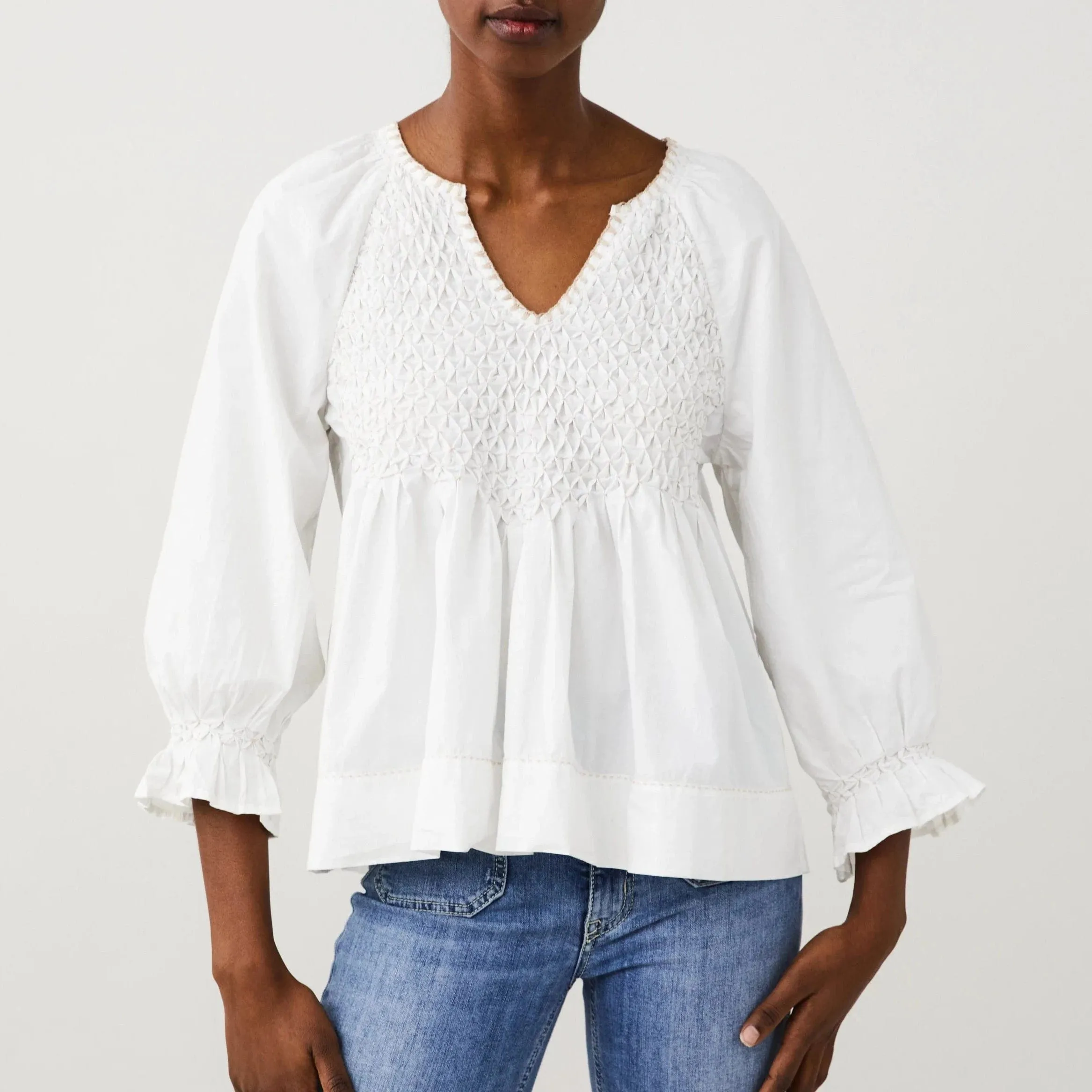 Odd Molly Kaia Blouse Light Chalk