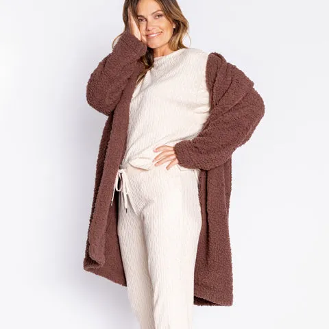 PJ Salvage Cozy Duster Cocoa
