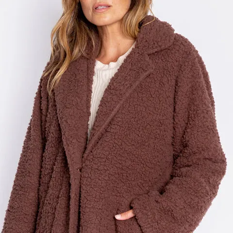 PJ Salvage Cozy Duster Cocoa