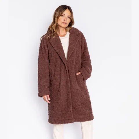 PJ Salvage Cozy Duster Cocoa