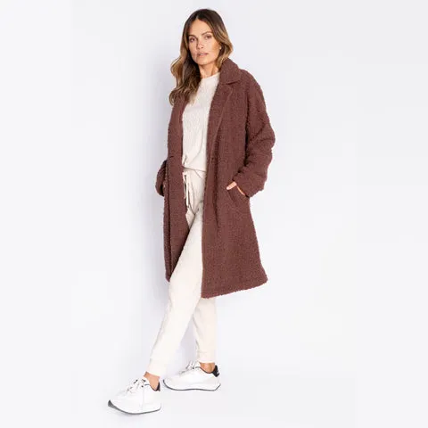 PJ Salvage Cozy Duster Cocoa