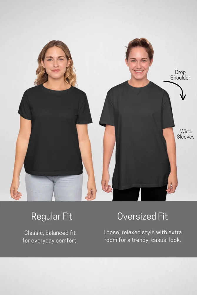 Red and Lavender Oversized T-Shirts Combo for Women