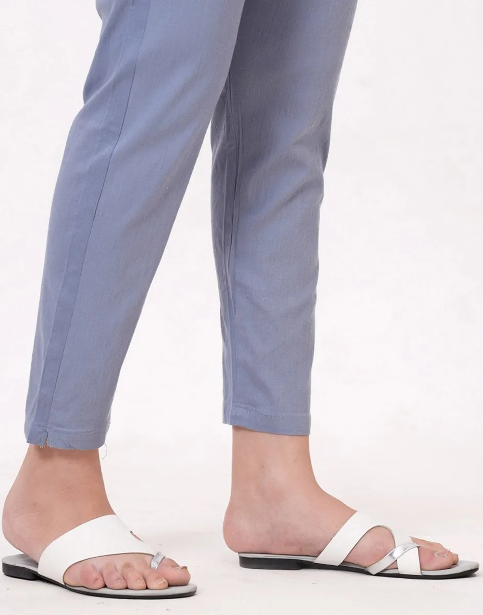 Satrangi Women's Slate Grey Viscose Lycra Trouser