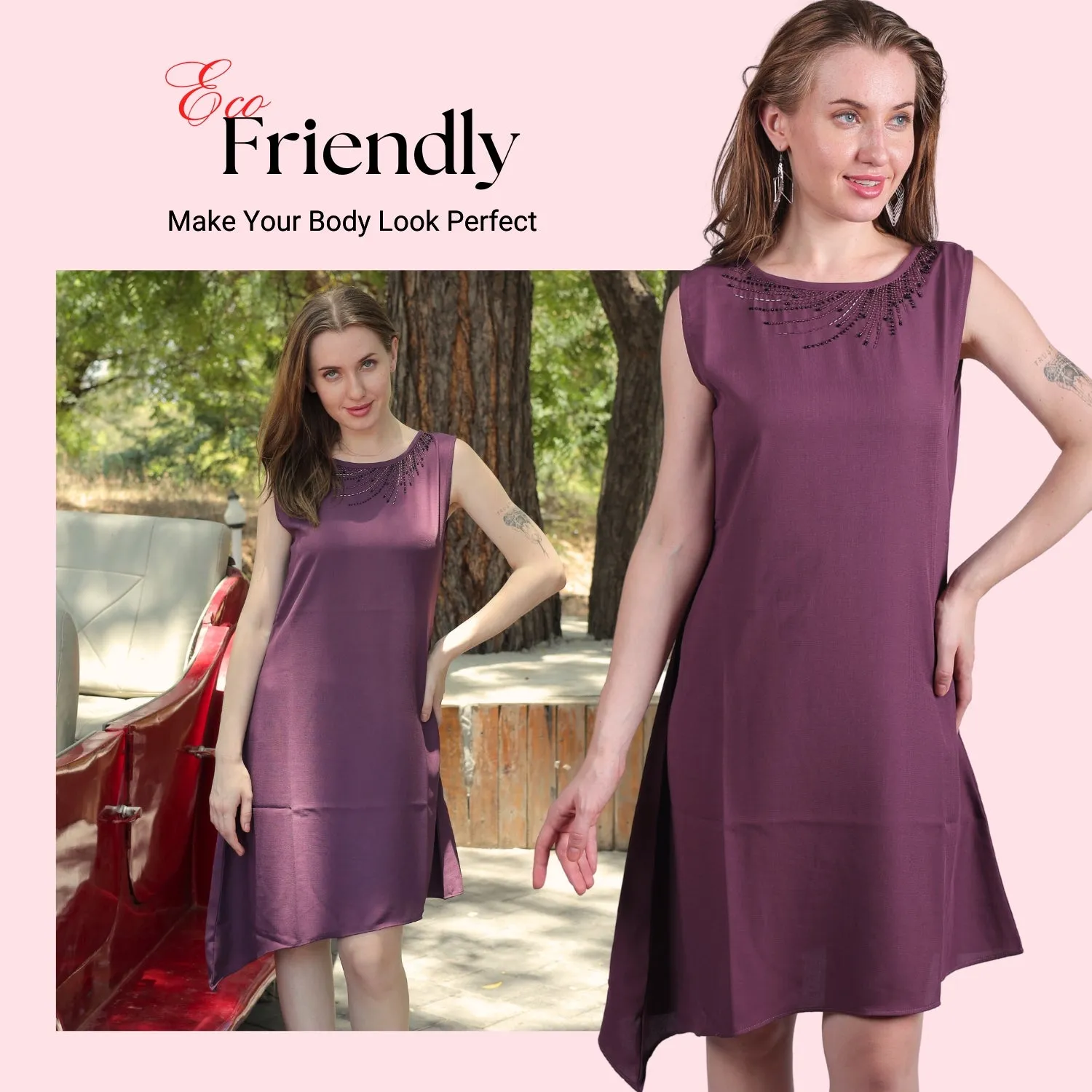 Shop Stylish Cotton Linen Dresses | Glofash