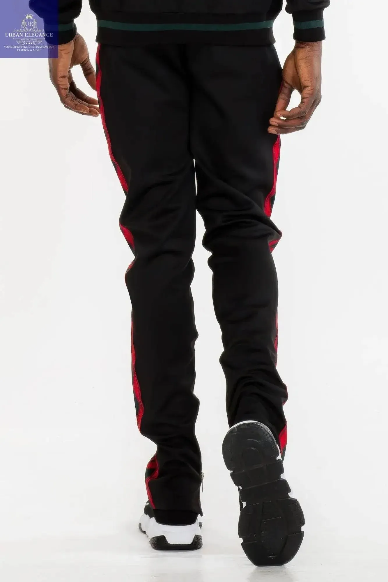 Stylish Diamond Accented Track Pants
