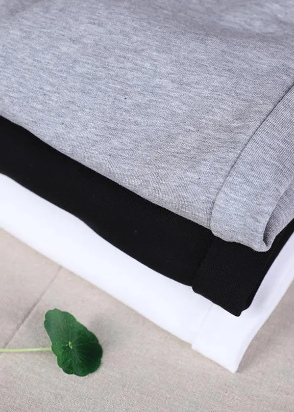 Stylish Grey Graphic Jogging Summer Cotton Pants