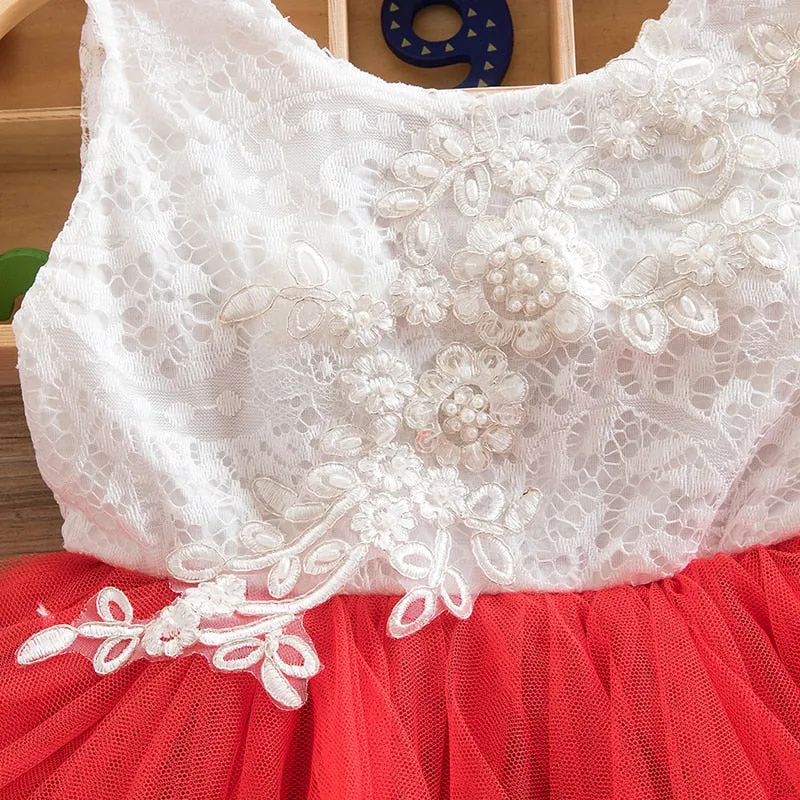 Stylish Lovely Girls' Lace Princess Dresses For Party Ceremony